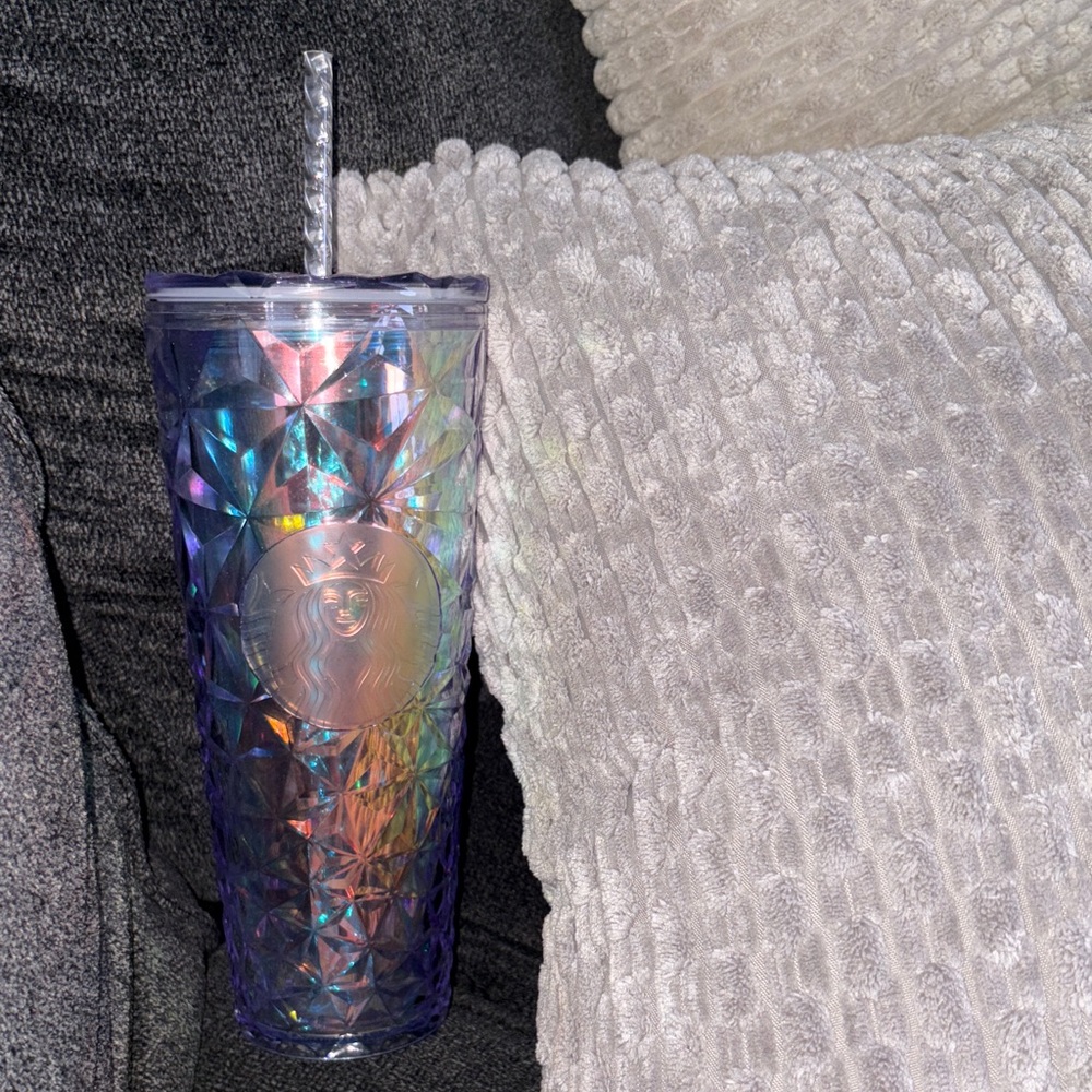 Starbucks Holographic Tumbler with Straw